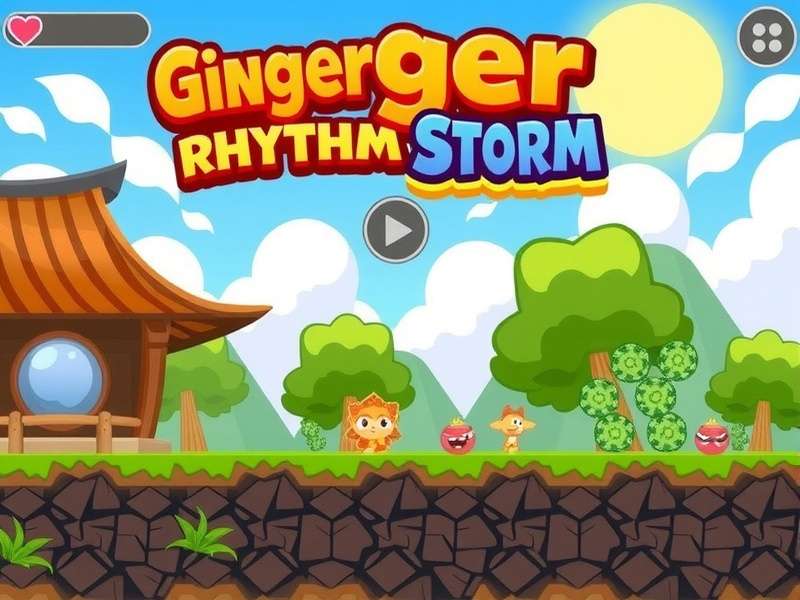 Ginger Rhythm Storm Game Cover